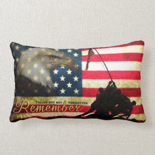 Remember... Fallen but not forgotten Memorial Lumbar Pillow