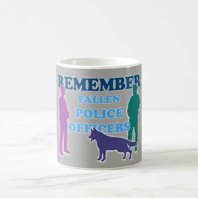 REMEMBER Fallen Police Officers Coffee Mug (Center)