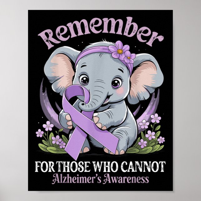 Remember For Those Who Cannot Heimer's Awareness D Poster (Front)