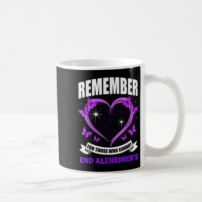 Remember For Those Who Cannot Heimer's Awareness M Coffee Mug (Right)