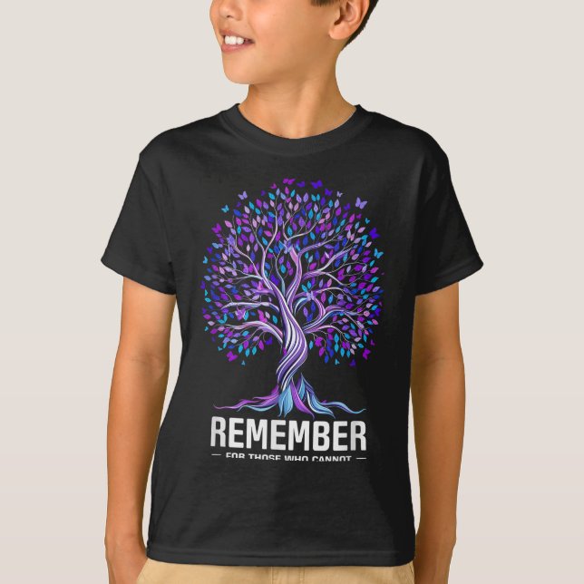 Remember For Those Who Cannot Heimer's Awareness W T-Shirt (Front)