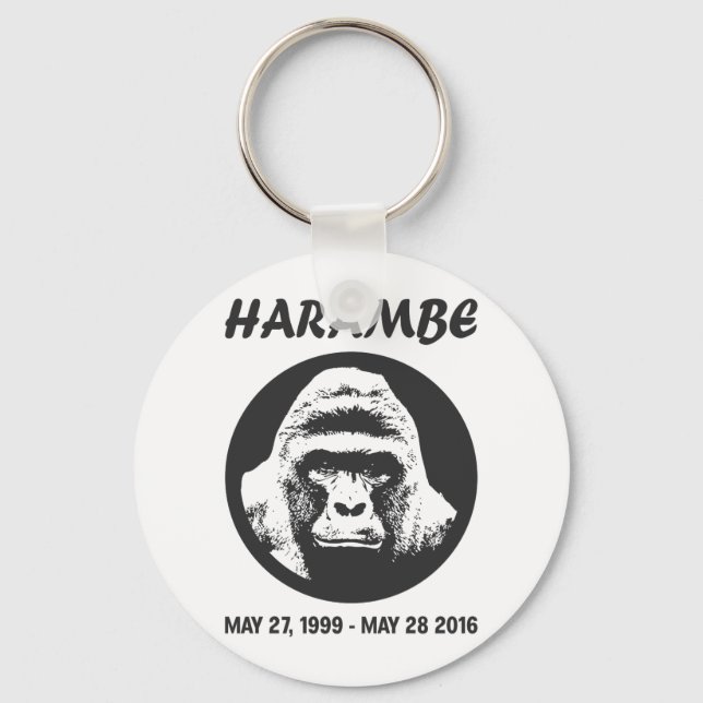 Remember Harambe Keychain (Front)