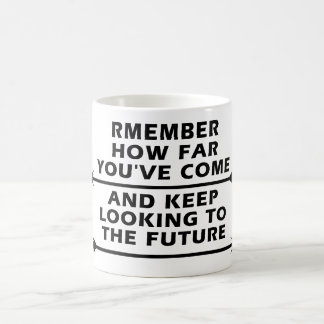 Remember How Far You’ve Come and Keep Looking Coffee Mug