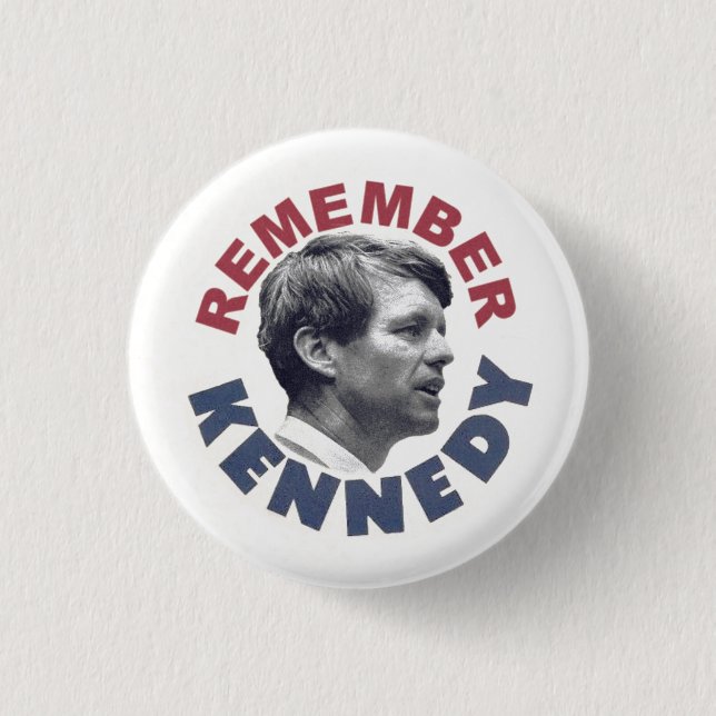Remember June 1968 1 Inch Round Button (Front)