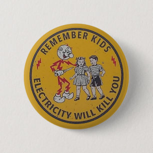 remember kids 2 inch round button