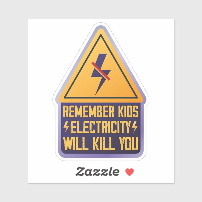 Remember Kids Electricity Will Kill You – Retro Sa (Sheet)