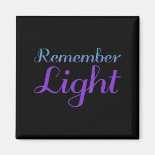 Remember Light Suicide Prevention Design Magnet