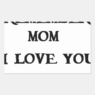 Custom I Love Mama Stickers 