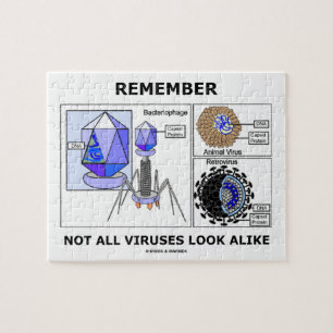 Remember Not All Viruses Look Alike Virology Jigsaw Puzzle