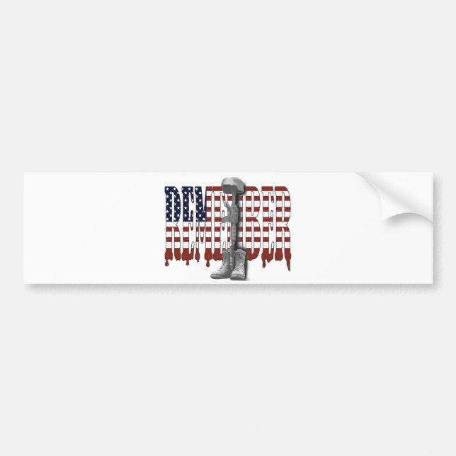REMEMBER Our Fallen Bumper Sticker (Front)