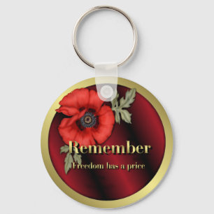 Remember Poppy Keychain