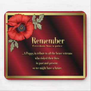 Remember Poppy Mouse Pad