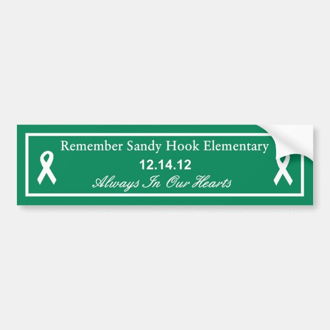 Remember Sandy Hook Elementary School bumper Bumper Sticker (Front)