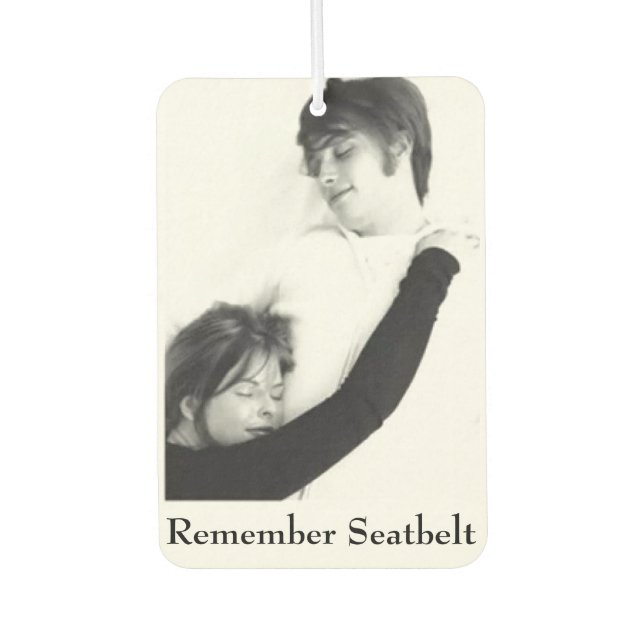 Remember Seatbelt - Air Freshener (Front)
