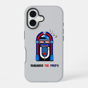 Remember the 1950s, jukebox, iPhone 16 case