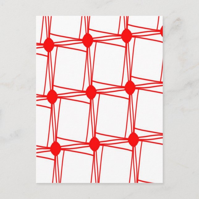 remember the 60s and 70s red pattern postcard (Front)