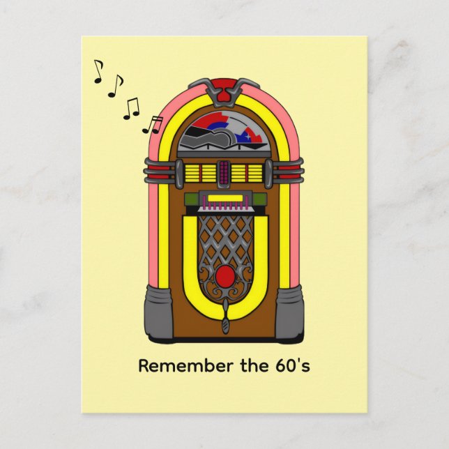 Remember the '60s postcard (Front)