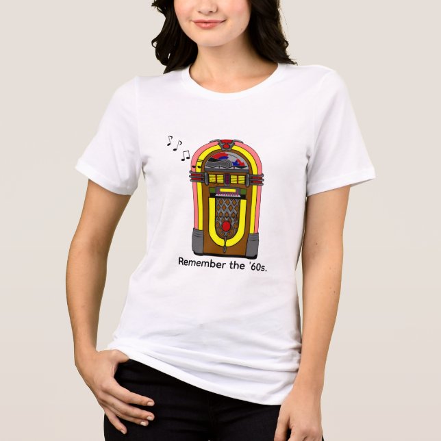 Remember the '60s Tri-Blend shirt (Front)