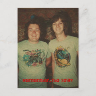Remember..The 70's? Postcard