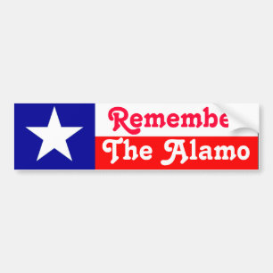Remember the Alamo Bumper Sticker