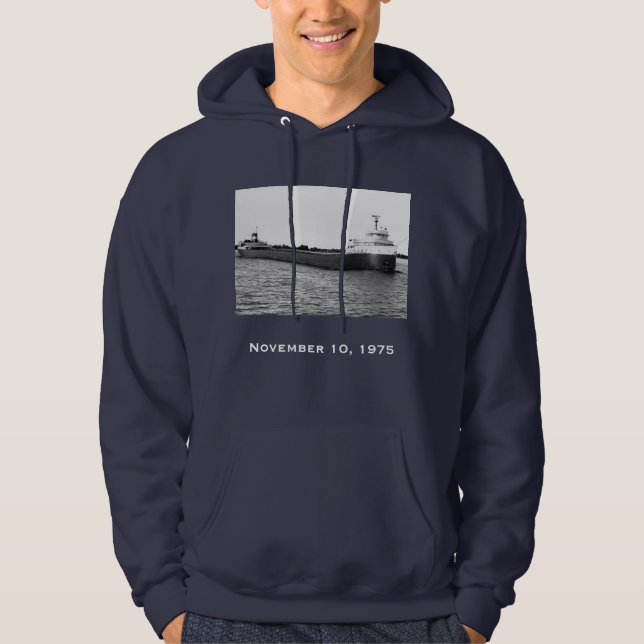 Remember the Edmund Fitzgerald Hoodie (Front)