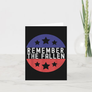 Remember The Fallen _ Memorial Day  Card