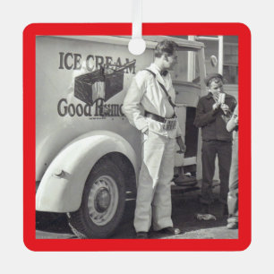 Remember the Ice Cream Man  Metal Ornament