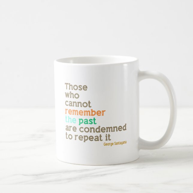 Remember the Past Coffee Mug (Right)