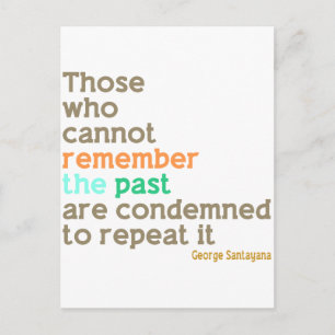 Remember the Past Postcard