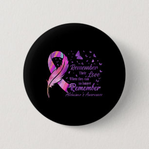 Remember Their Love Heimerheimer's Awareness 2 Inch Round Button