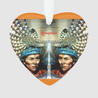 Remember Them Acrylic Heart Ornament