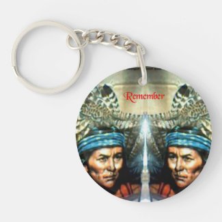 Remember Them Acrylic Round Keychain