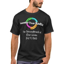 Remember Then Radio Logo Dark Tee