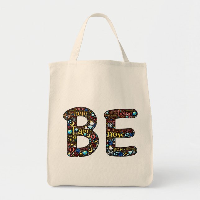 Remember to be present whatever you are doing tote bag (Front)