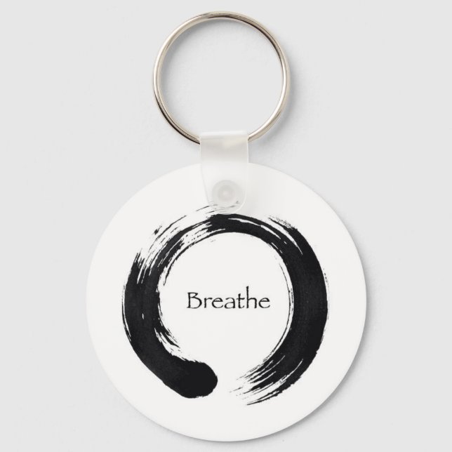 Remember to Breathe! Keychain (Front)
