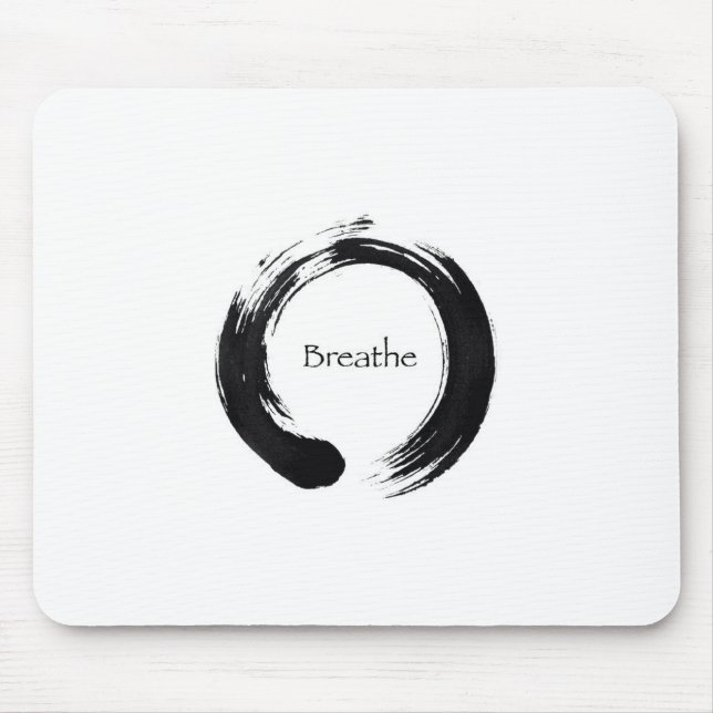 Remember to Breathe! Mouse Pad (Front)