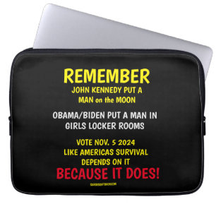 REMEMBER TO VOTE LAPTOP SLEEVE