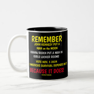 REMEMBER TO VOTE Two-Tone COFFEE MUG