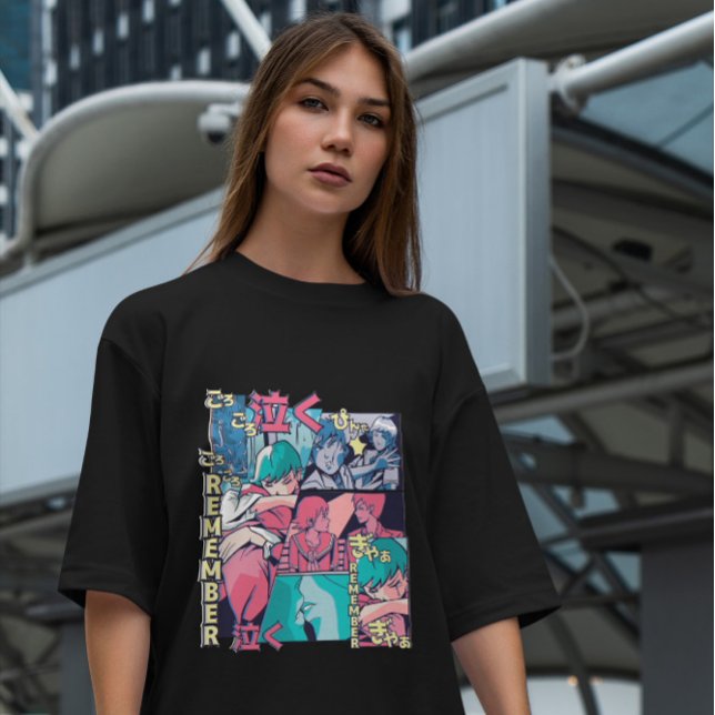 Remember Vaporwave Anime  T-Shirt (Creator Uploaded)