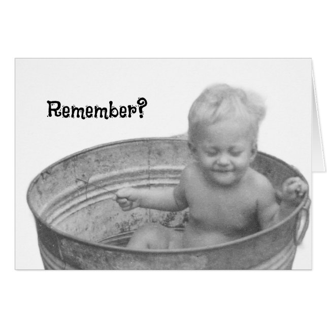 Remember - Washtubs (Front Horizontal)
