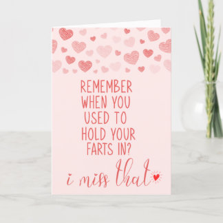 Remember When You Used To Hold Your Farts in? Holiday Card