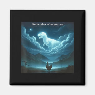 Remember Who You Are Chicken  Magnet