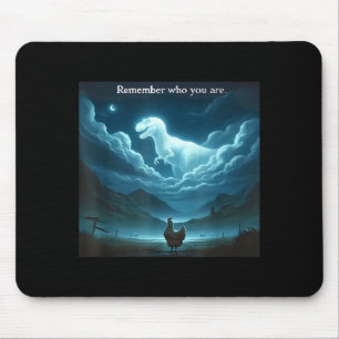 Remember Who You Are Chicken  Mouse Pad