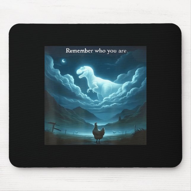 Remember Who You Are Chicken  Mouse Pad (Front)