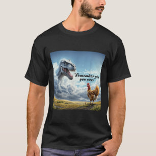 Remember Who You Are Dinosaur Chicken  T-Shirt
