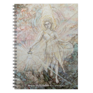 Remember Who You Are: Light Being" Spiral Notebook