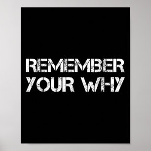 Remember Your Why Poster