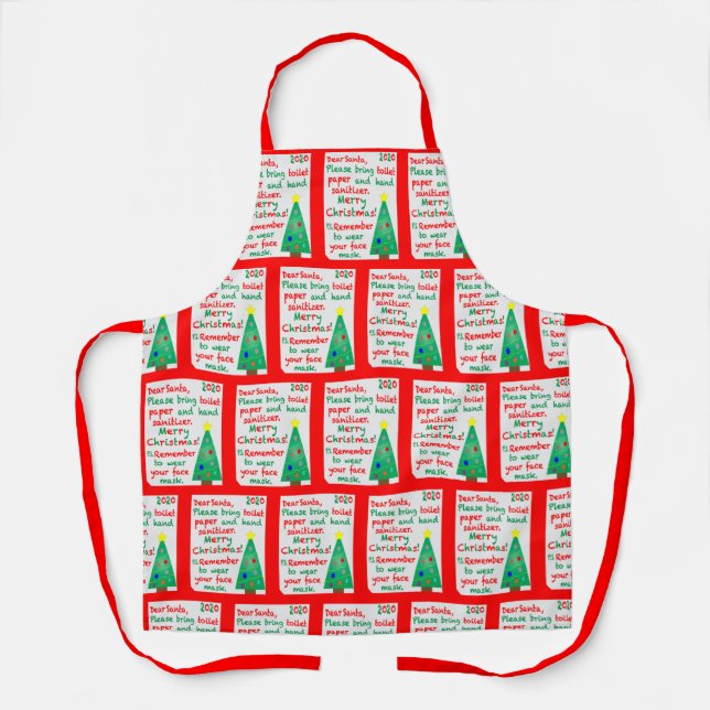 Remembering 2020 Christmas Apron (Front)