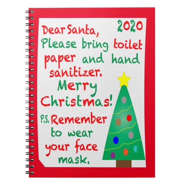 Remembering 2020 Christmas Notebook (Front)