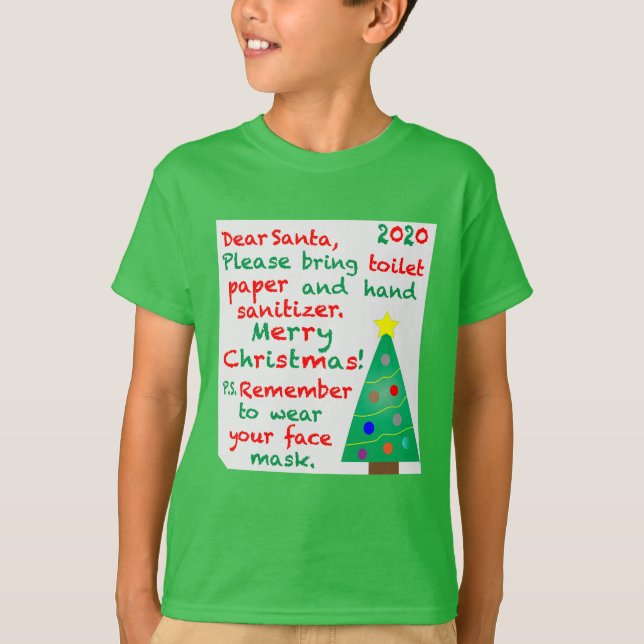 Remembering 2020 Christmas T-Shirt (Front)